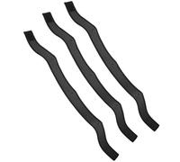KALLORY 3pcs Hard Hat Sweatbands Liners, Breathable Helmet Sweat Pads Cotton and Pu Material, Lightweight and Easy to Use, Suitable for Skin Types, Sweat Band for Hard Hat Protection