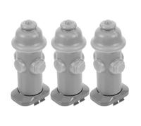 KALLORY 3pcs Indoor Dog Pee Station Accessories Urine Guide Column for Puppy Training, Easy to Install and Clean Plastic Potty Tray, Stylish Dog Toilet Post for Pet Training Indoors