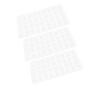 KALLORY 3pcs Mini Silicone Brick Mold Set with Full and Half Bricks for DIY Sand Table, Dollhouse Miniature Building Accessories for Educational and Craft Projects