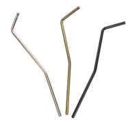 KALLORY 3pcs Tremolo Arm for Electric Guitar, Locking Whammy Bar, Metal 5mm, Black, Gold or Chrome, for Upgrades and Repairs, for Professional Musicians and Hobbyists