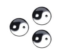 KALLORY 3pcs Women Brooches Pins Set Lightweight Zinc Alloy Eight-diagram-shaped Badge Pin with Detail for Gathering and Conference Accessories