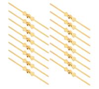 KALLORY 400pcs Chandelier Crystal Connector Clips Butterfly Bow Tie Pins for Crystals | Rust-Resistant Metal Fasteners for DIY Jewelry, Lamp Repair, and Bead Curtain Hanging