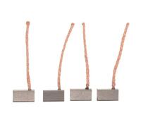 KALLORY 4pcs Carbon Brush Replacement for Electric Motor with Copper Material, Portable Design and Enhanced Conductivity, Suitable for Pump Motor Repair and Power Tool Maintenance