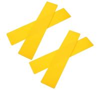 KALLORY 4pcs Line Training Marker Pads for Tennis and Football Practice, Tpe Material Good Toughness, Colorful Creative Design, Suitable for Agility Drills and Gym Class Sports Exercises