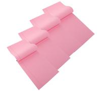 KALLORY 4pcs Pink A4 Notes Notebook with Tearoff Functionality and Lined Pages, Horizontal Layout Divided Columns Writing Pads for Daily Planning and Documentation, Refillable Note Pads