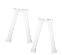 KALLORY 4pcs Roman Columns Backdrop Photo Booth Prop with Corinthian Shape, Lightweight Polyester Fabric 182x37.5cm, Beige Ancient Greek Style with Intricate Surface Detailing for Wedding