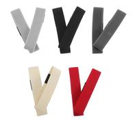 KALLORY 5 Pairs Elastic High Heel Shoe Straps for Women, Non-slip Polyester Shoelace Bands, Comfortable Stretchy Design to Prevent Loose Laces When Wearing High Heels, Assorted Colours