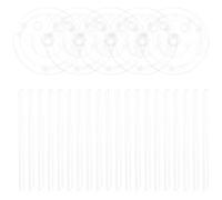 KALLORY 5 Sets Cake Support Rods for Tiered Cakes Easy to Use Multi-layered Design Preventing Deformation for Bakers