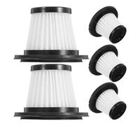KALLORY 5pcs Reusable Handheld Vacuum Filter Replacement with Pleated Design for Cordless Car and Home Vacuum Cleaners, Easy Installation and Universal Compatibility for Cleaning Tasks