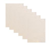 KALLORY 6 Sheets Beige Clay Modeling Chamois Cloth for Pottery Craft with Soft Hand Feeling and High Absorbency, Pottery Tool for Trimming and Smoothing Ceramic Clay Surfaces