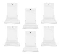 KALLORY 6pcs Magnetic Card Display Stand Hard Protector Sleeves for Collectible and Baseball Cards, Stable Display Support with Easy Magnetic Access for Trading and Sports