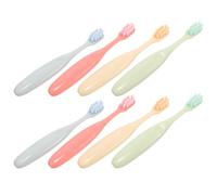 KALLORY 8pcs Manual Toothbrush for Boys with Wear-Resistant Pbt Bristles and Sturdy Pp Handle, Extra Soft Bristle for Comprehensive Cleaning, for Home Use