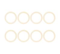 KALLORY 8pcs Wooden Wreath Frames 30cm Outer Diameter, 20cm Inner Diameter, Unfinished Craft Wood Rings with Pre-Cut Holes for DIY Floral Arrangements, Holiday and Party Decor