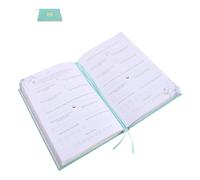 KALLORY A5 Hardcover Gratitude Journal Notebook for Women and Men - Daily Self-care Reflection Planner with Mindfulness Prompts, Personal Growth Diary in Blue