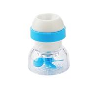 KALLORY Adjustable Water Tap Filter with 360° Swivel Function, Water Saving and Wear-Resistant Faucet Purifier for Kitchen and Washing, Made of Sturdy Pp and PVC Materials