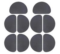 KALLORY Anti-Slip Rubber High-Heel Shoe Sole Pads 5 Pairs Silent Protective Stickers for Travel and Outdoor Use