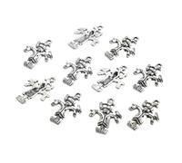 KALLORY Antique Silver Zinc Alloy Scarecrow Pendants 30pcs for DIY