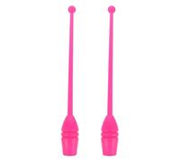 KALLORY Artistic Gymnastics Stick 2Pcs Resin Colored Dance Bars for Birthday Parties and Gymnastics Training