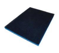 KALLORY Black Aquarium Filter Sponge Effective Filtration for Fish Tank Easy to Clean Absorbent Sponge Filter Pad for Aquarium Accessories
