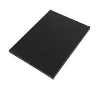 KALLORY Black Painting Frame Canvas Board 15x20cm, European Style Solid Wood Oil Painting Panel, Blank Canvas Board for Artists and DIY Art Supplies