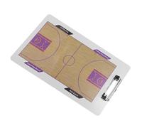 KALLORY Board Erase Material Double-sided Pvc with Basketball Coaching for Training Techniques and Strategy Formulation, Portable Dry Clipboard for Basketball Coaches