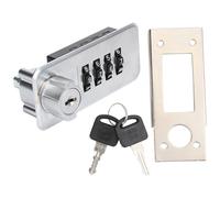 KALLORY Cam Lock Combination Code Dial Zinc Alloy for Mailbox and Drawer Resettable Security Lock Suitable for Office and School Lockers