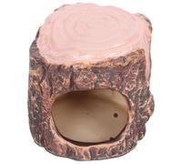 KALLORY Ceramic Hamster Nest Cooling Pet Bed Small Animal Hideout Multi-purpose House Suitable for Hedgehogs and Little Squirrels Home Decoration