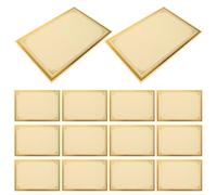 KALLORY Certificate Paper 250g Blank Diplomas with Gold Foil A4 30pcs Personalizable Luxury Award Certificate Paper, Compatible with Inkjet and Printers for Graduation Ceremony