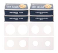 KALLORY Coin Protector Storage Box with Paper Coin Holders and Collectors’ Display and Organization