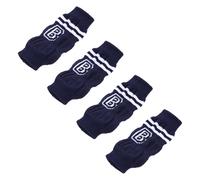 KALLORY Comfortable Cotton Elastic Fabric Socks Design Dog Leg Sleeves 4pcs Blue No Fluorescent Agent for Pets Suitable for Dogs Weighing 1.5-6kg, for Outdoor