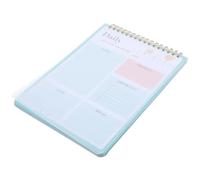 KALLORY Daily Goal Planner Notepad in Green Paper with Creative Design for Hourly Planning and Helping to Remember Things, Practical Appointment and Study Planning Pad for Home and Office