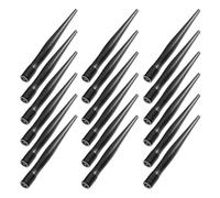 KALLORY Dip Pen Holders with Ergonomic Design Black 18pcs for Reducing Hand Fatigue, for Comic Artists and Illustrators in Home Environments and Studios