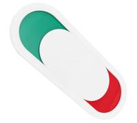 KALLORY Do Not Disturb Door Sign Sliding Privacy Indicator 10x4cm White Meeting Room Occupied and Available Status Office Door Signboard