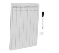 KALLORY Double Sided Long Division White Board 9x12 Inch for Math Practice Compact Dry Erase Board with Printed Grids and Lines, Portable Educational Tool for Classroom and Home Use