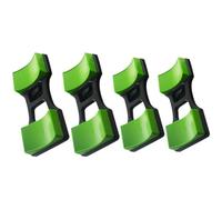 KALLORY Dumbbell Holder Rack Set Compact Plastic Dumbbell Stand for Home Gym Equipment and Floor Protection 7.64X3.94X1.18 Inches