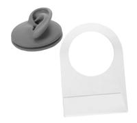 KALLORY Ear Silicone Display Lightweight, Soft Practice Piercing and Realistic Right Model with Stand for Kit with Enhanced Realism Earrings Suitable for Home Use and Beauty