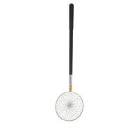 KALLORY Extendable Egg Picker Tool with Telescopic Handle and Large round Wire Mesh Basket for Chicken Coop Egg Collection, Anti-slip Design Reduces Shell Cracking, for Large Breeding