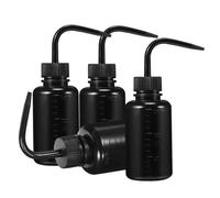 KALLORY Eyelash Bottle 4Pcs 150ML Plastic Wash Bottles Leakproof for Body Tattoo and Eyelash Application