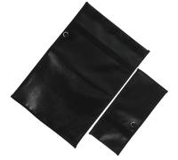 KALLORY Fireproof Fiberglass Tablet Document Bag for Business Use Lightweight Fireproof Effect Electronics Pouch with 2pcs Pack for Outdoor Traveling and Secure Storage