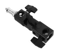 KALLORY Flashlight Holder Tripod with Hot Shoe Adapter and Umbrella Reflector Sleeve Compatible with Photography Light Stands for-Location DSLR Use