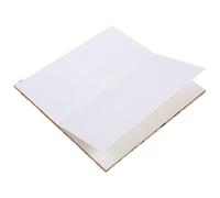 KALLORY Foldable Xuan Paper Book for Calligraphy and Painting Aged Rice Paper Album Blank Pages Chinese Folded Art for Brush Writing and Beginner Practice in Yellow