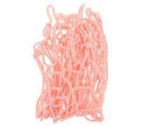 KALLORY Glow the Dark Basketball Frame Net Replacement Polyester Sturdy Basketball Net Withstands Dunking Suitable for Campuses and Parks Pink Colour