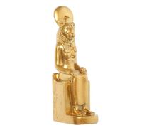 KALLORY Golden Resin Sphinx Sculpture Vintage Egyptian Figurines Modern Home Decor Elevates Home Or Office Decor Easy to Clean Unique Creative Design Gift for Those Interested in Egyptian