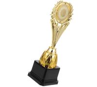 KALLORY Golden to Plastic Elegant Eye-catching with and Trophy Design, Showing Appreciation and Recognition, Easy Transport Award for Competitions Early Learning and Sports