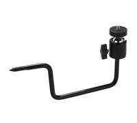 KALLORY Heavy Duty Metal Trail Camera Bracket with 1/4 Screw, 360° Rotatable Hunting Camera Mount, Outdoor Hanging Hook for Tree Installation and Wildlife Monitoring