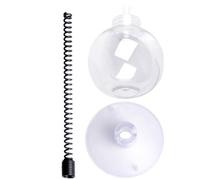 KALLORY Interactive Cat Treat Dispenser Spring for Kittens and Cats with Iq Training and Treat Dispensing Features, Made of Sturdy Pvc and Pet, for Home and Pet Store Use