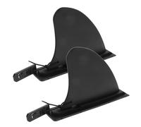 KALLORY Lightweight Kayak Fin Replacement Tail Rudder Set with Snap-In Hydrodynamic Paddleboard Fins for Inflatable Kayak Water Sports on Lakes and Shallow Rivers