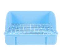 KALLORY Litter, with Large Splash-proof Design and Box Detachable Grids Potty for in Or Small Animal Suitable Bunnies and Squirrels Living Rooms Pet Shops