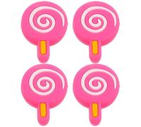 KALLORY Lollipop Tennis Racket Dampeners for 4 Pcs Universal Fit Dampener Silicone Shock Absorbers Easy Installation Tennis