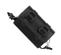 KALLORY Mini Crossbody Bag in Black Pu Material Stylish Mini Design for Women Small Single Shoulder Bag and Storing Change Or Keys for Everyday Wear